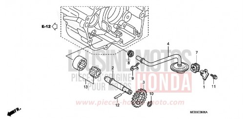 OIL PUMP CRF450R7 de 2007